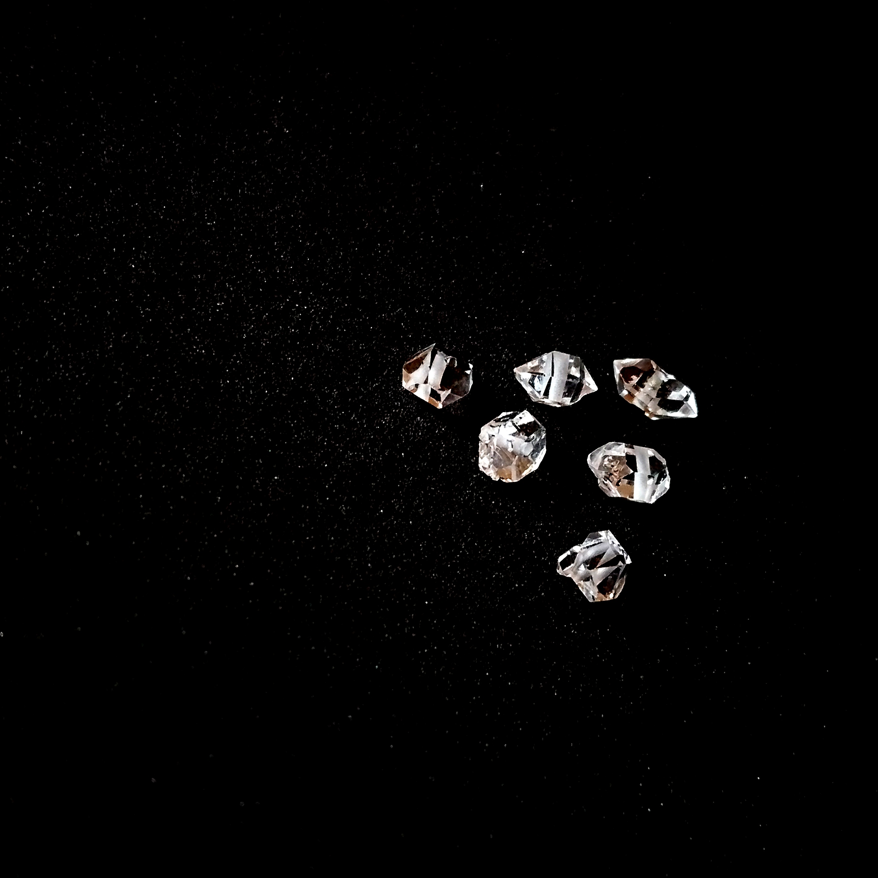 ハーキマーダイヤモンド　アクセサリー　指輪　ダイヤ