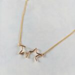 星 ネックレス スライドアジャスター サファイア スター